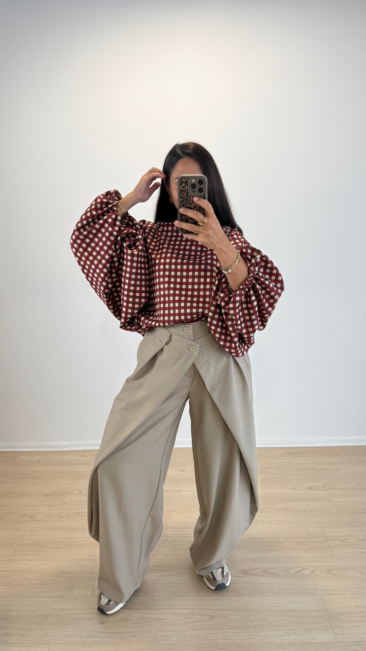 PANTALON MARINA BARREL TAUPE