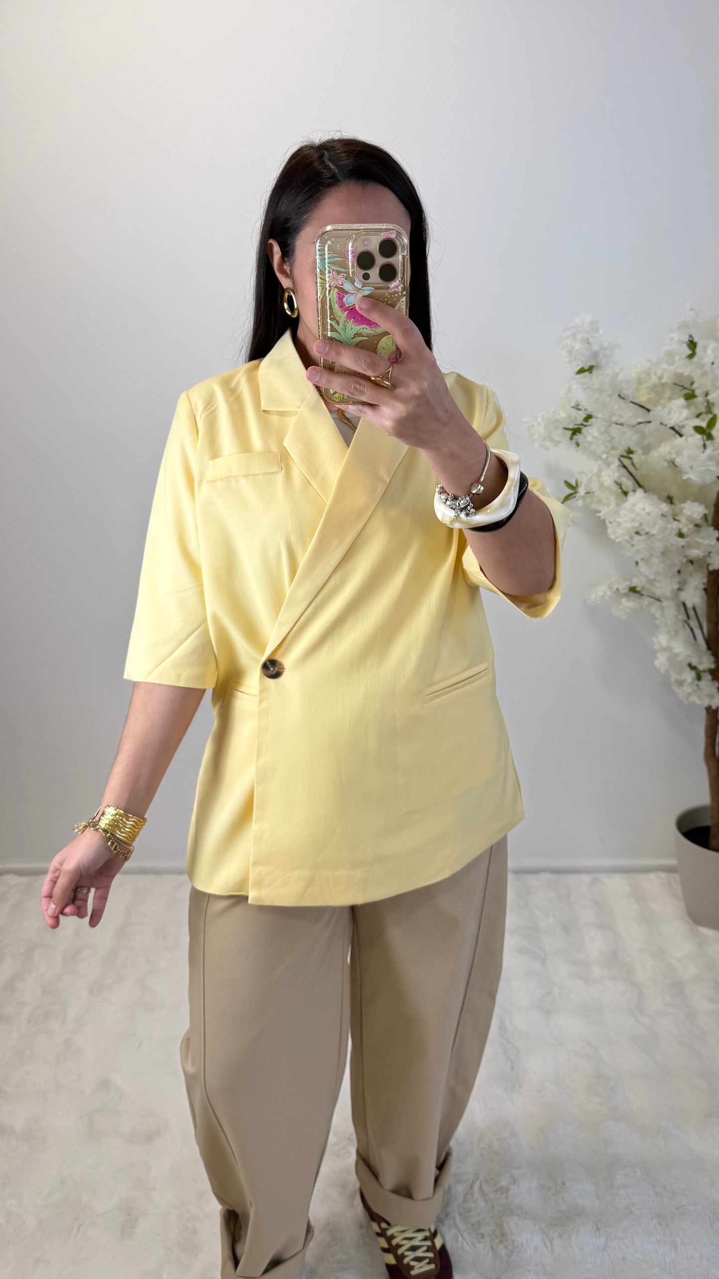 BLAZER LILIA JAUNE