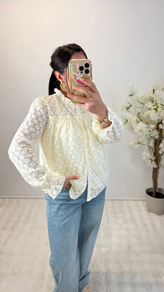 BLOUSE MARGUERITE BLANCHE