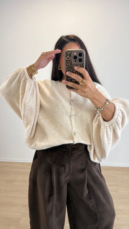 CARDIGAN LÉONIE BEIGE