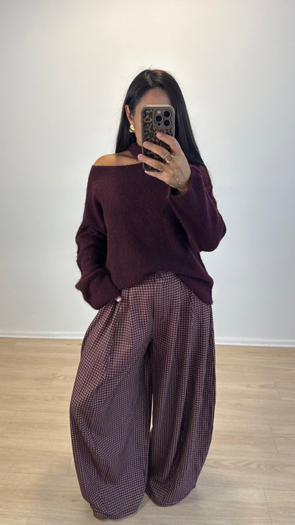 PANTALON NOVA BORDEAUX