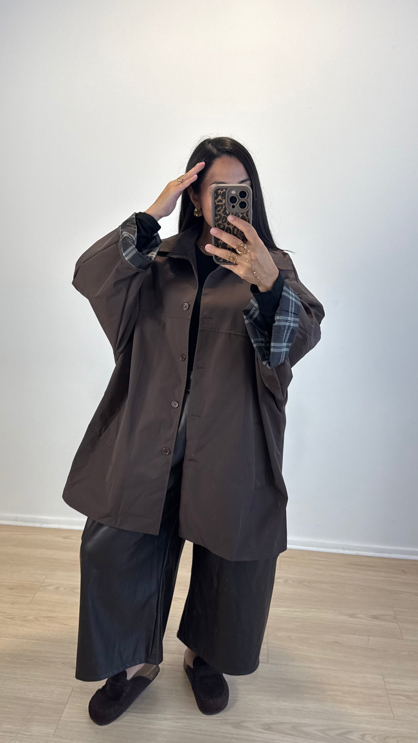 TRENCH CLARISSE CHOCO