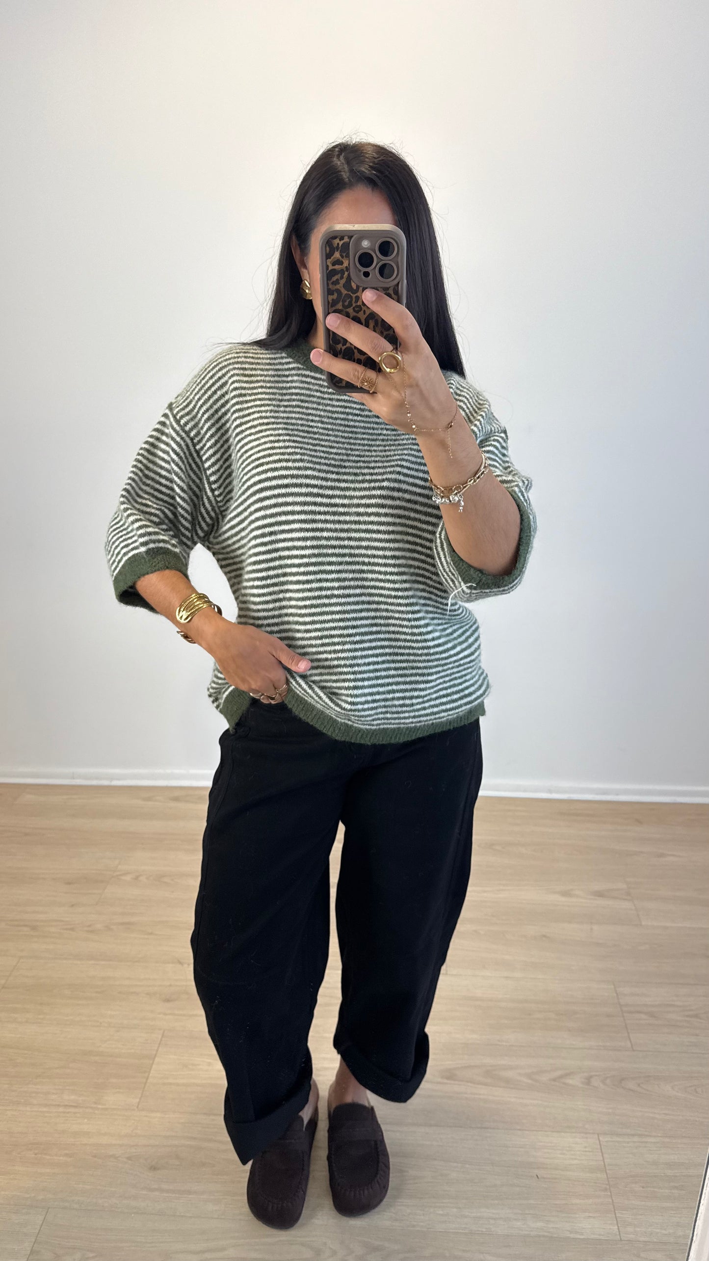 PULL CELESTE KAKI