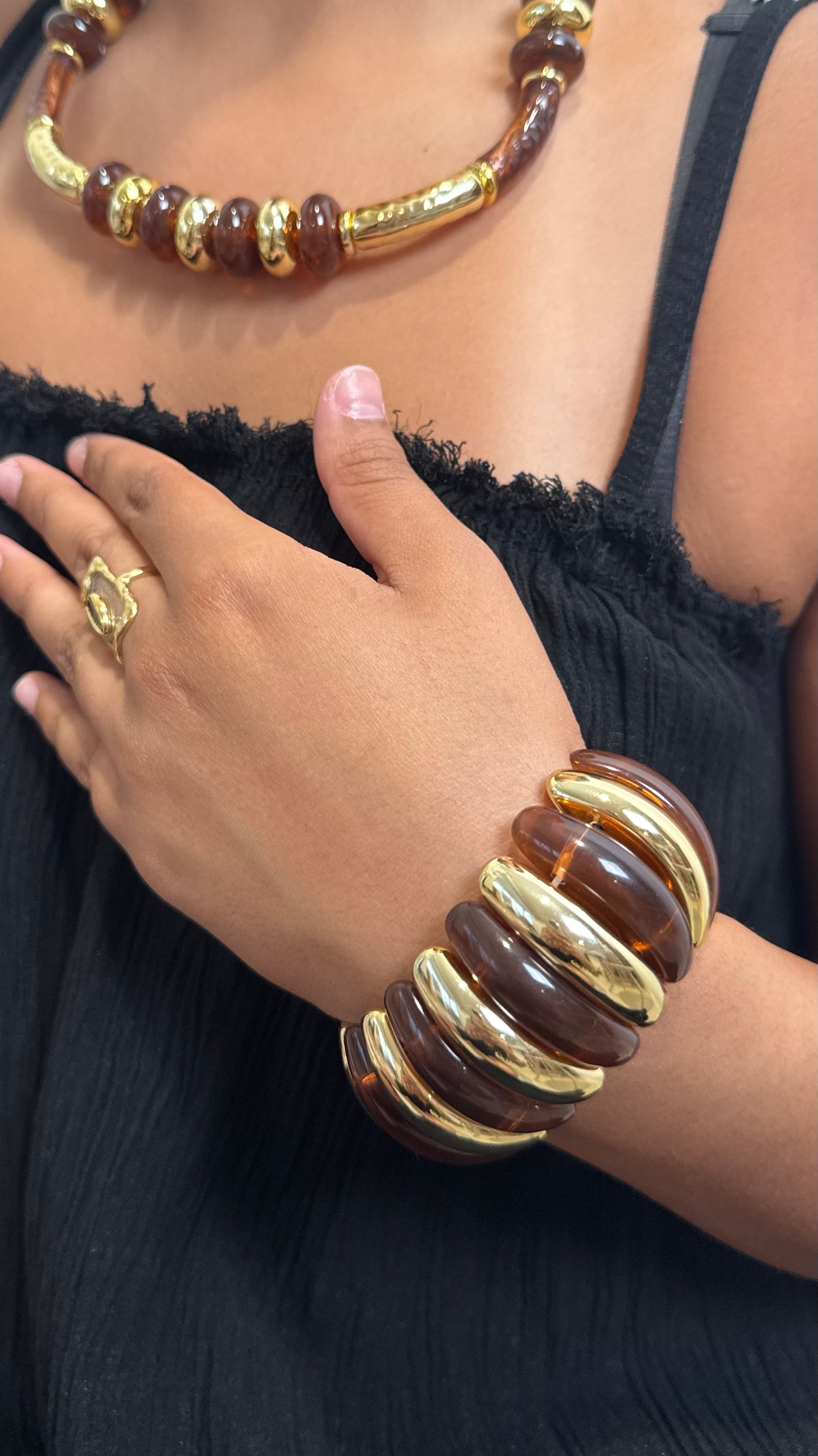 BRACELET ALINE MARRON