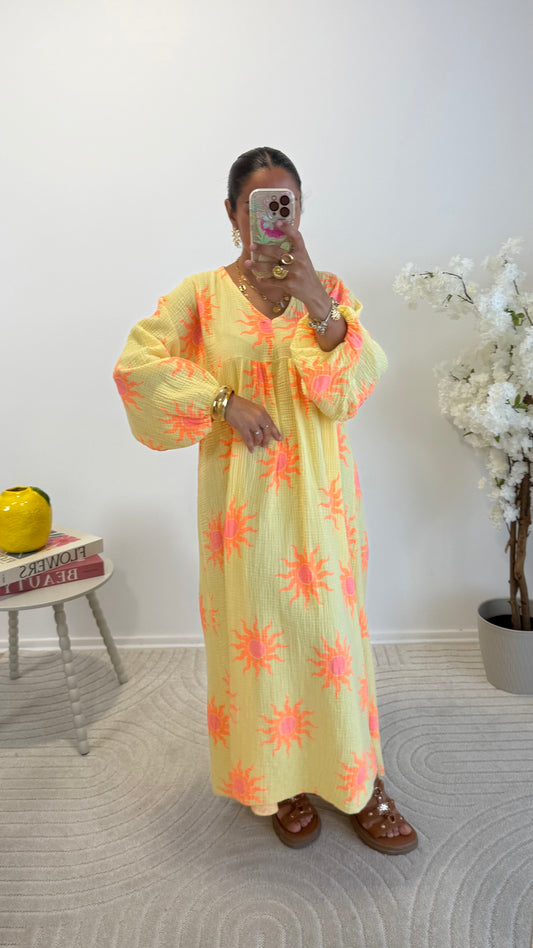 ROBE BORA JAUNE
