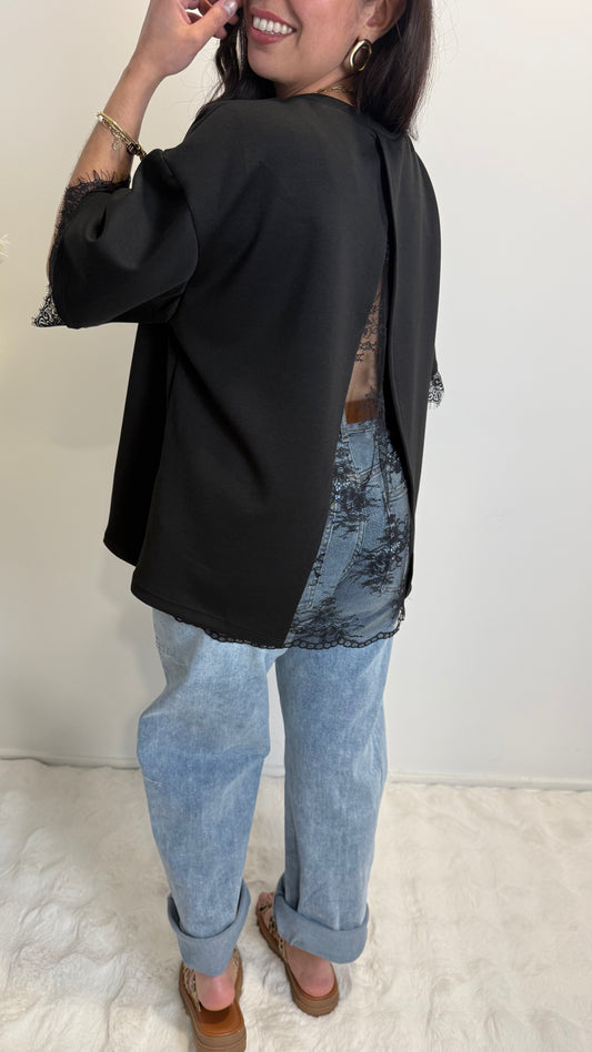 TEE SHIRT TALYA BLACK