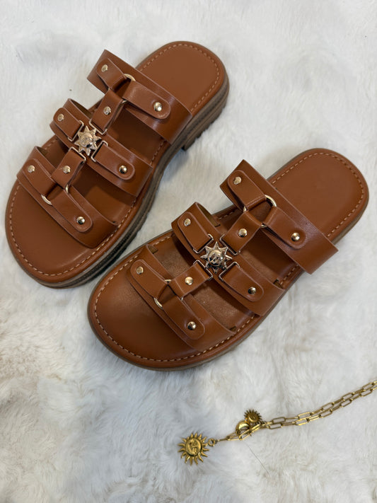 SANDALE CÉLIA CAMEL
