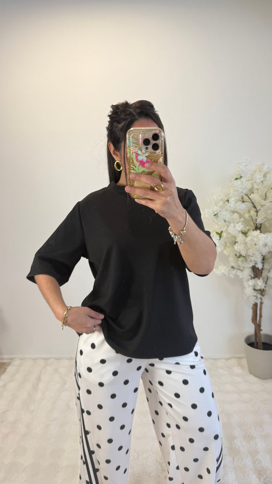 TEE SHIRT BASIQUE BLACK