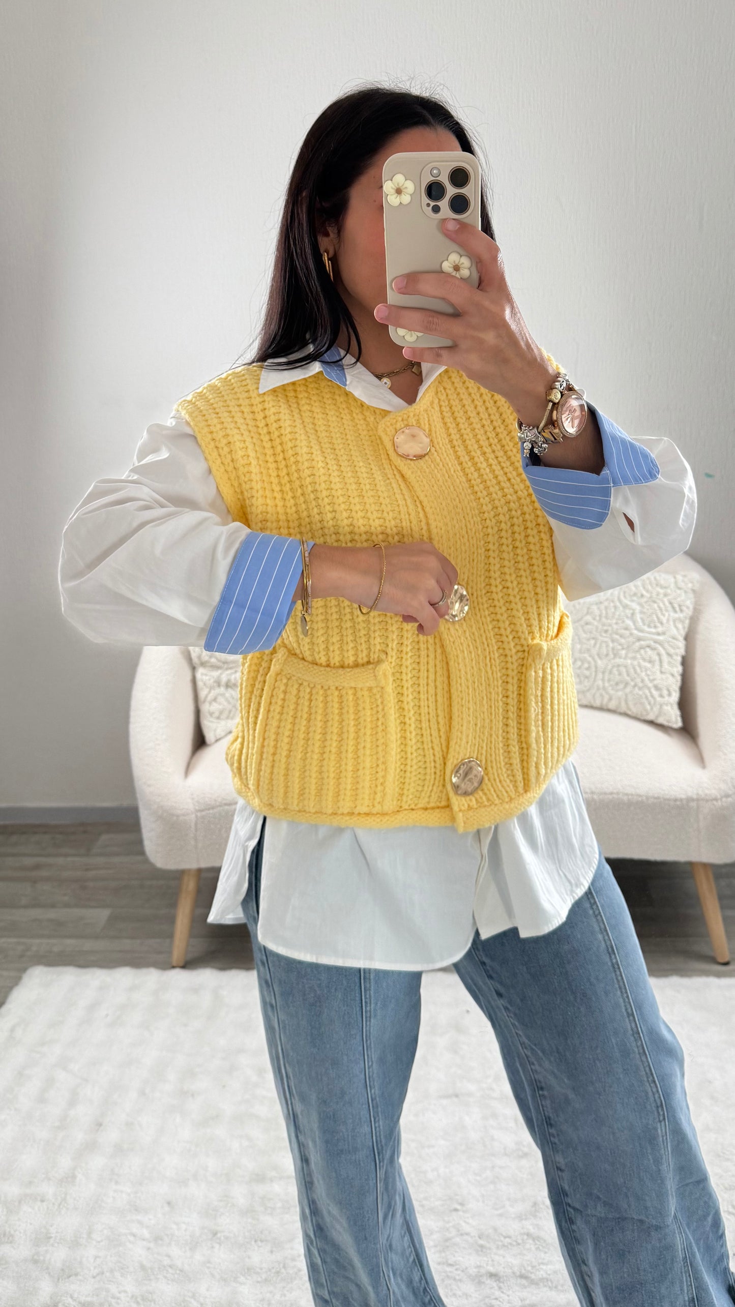 PULL MAISSA JAUNE