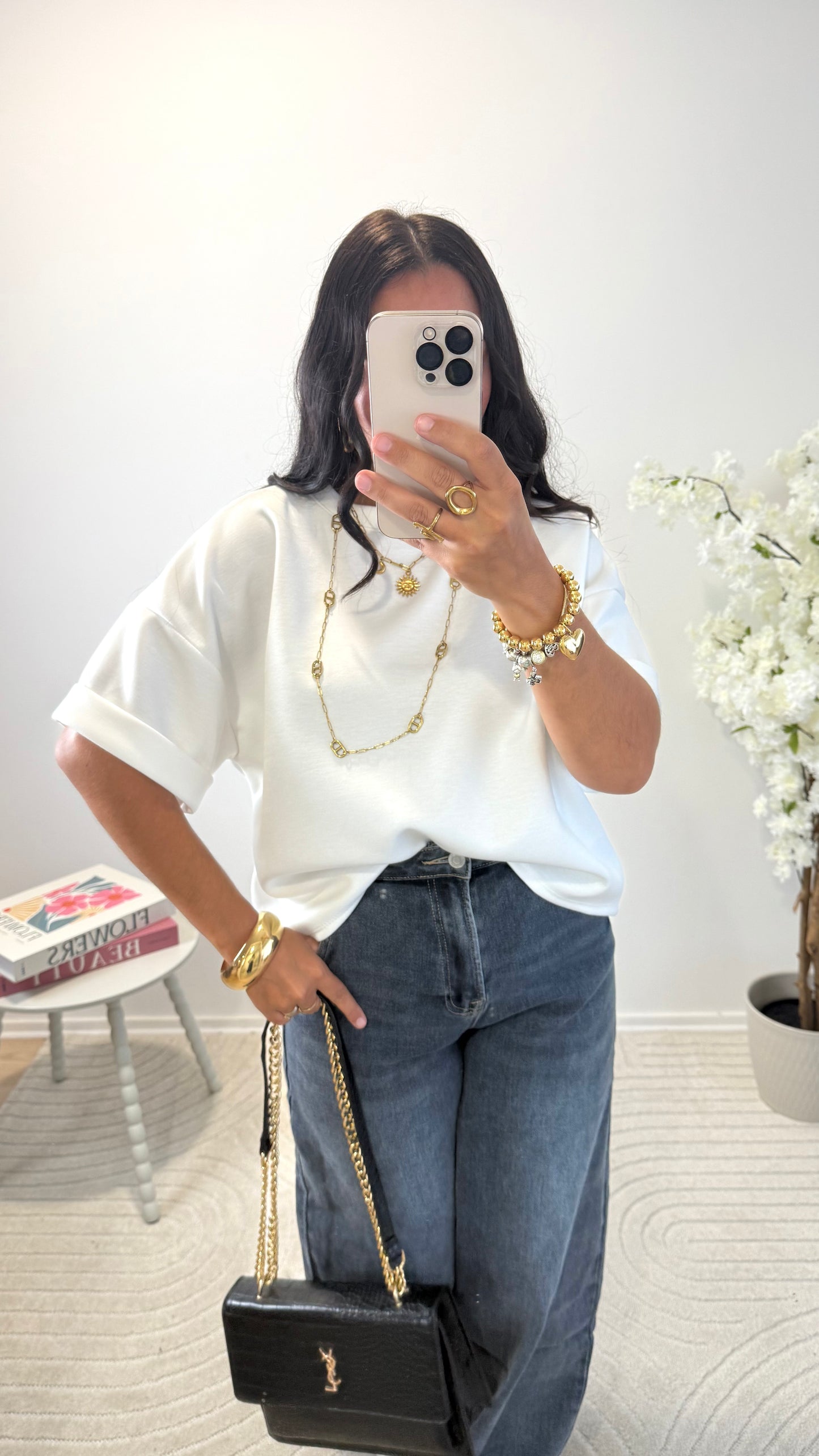 TEE SHIRT TRESSYA BLANC