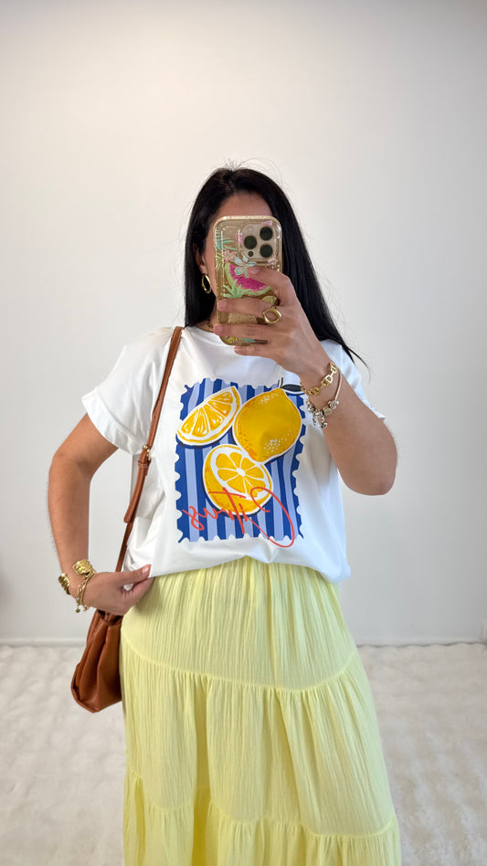 TEE SHIRT CITRON