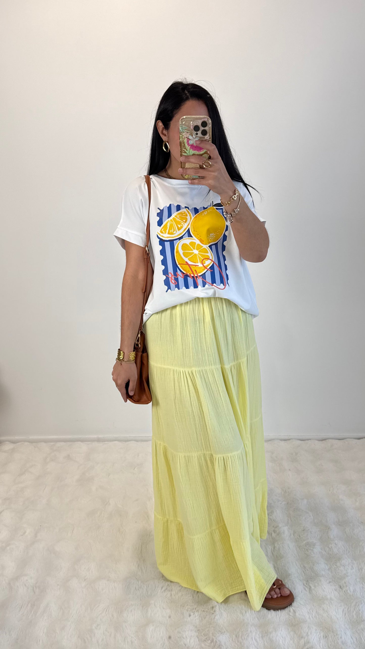 JUPE ARIA JAUNE