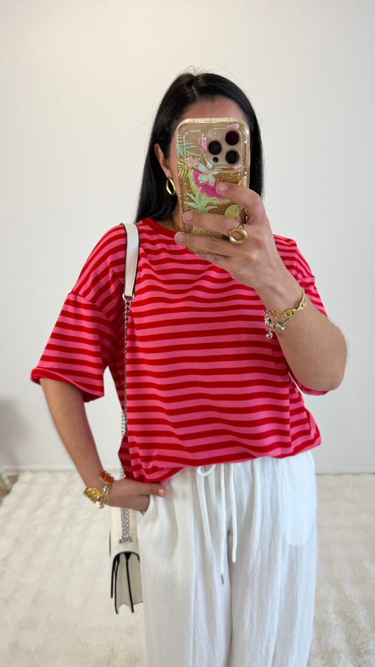 TEE SHIRT ISIS ROUGE&ROSE