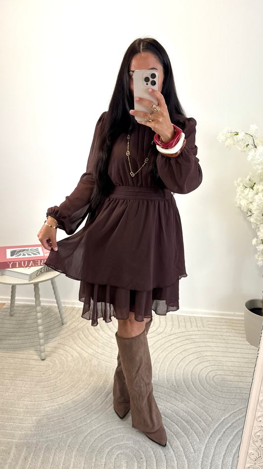 ROBE ÉMELINE CHOCO